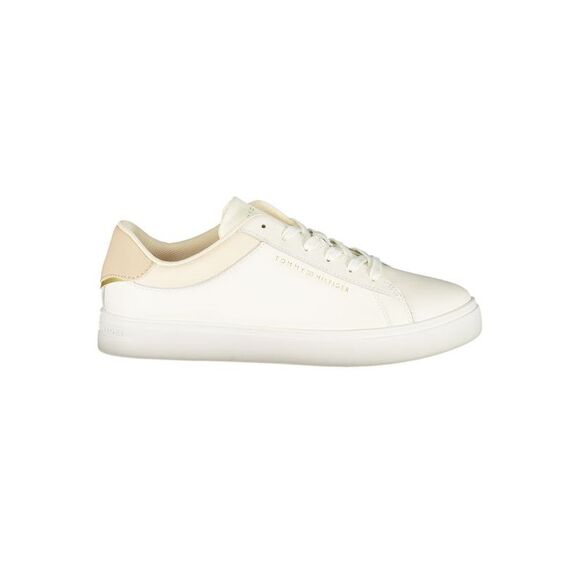 Tommy Hilfiger Beige Polyurethane Women Women's Sneaker